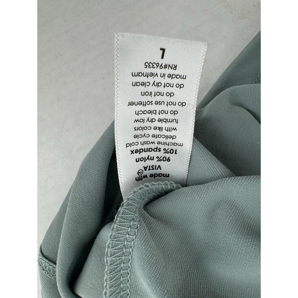 Susana Monaco Dress Sz L Ruffle Strap Green Bodycon Party Wedding Guest $125 - Picture 13 of 16